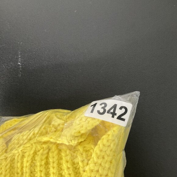 Maeve Sweater Women M Yellow Knit Chunky Wool Blend‎ Pullover - Picture 6 of 9